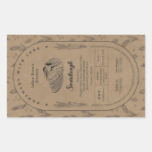 Rustique fait maison Sourdough Cottage Étiquette d (Devant)