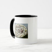 Rustique Figuline-schaal met een witte achtergrond Mok (Voorkant links)