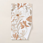 Rustique Fleur sauvage en terre cuite Boho Vintage (Serviette à main)