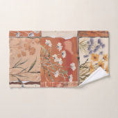 Rustique Fleur sauvage en terre cuite Boho Vintage (Serviette à main)