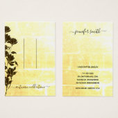 Rustique Floral Automne Boho Clips d'affichage (Devant & derrière)