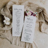 Rustique Floral Botanical Foliage Programme de mar