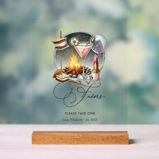 Rustique Glam Chic Camp Bride Faveurs (Neutre)