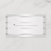 Rustique Golden Horseshoes Argent Wht Place Cartes (Dos)