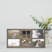 Rustique Grange Mason Jar illumine Merci Mariage (Debout devant)
