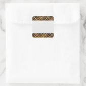 Rustique Graphisme Tissé Burlap Étiquettes propres (Sac)