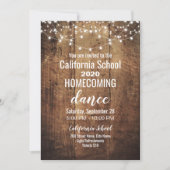 Rustique Homecoming Dance Invitation (Devant)