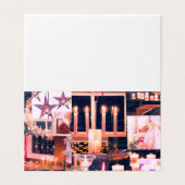 Rustique Homespun Décorations de Noël Collage Card (Outside Unfolded)