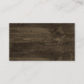 Rustique Hot rose Gerber Daisy Mariage Place Carte (Dos)