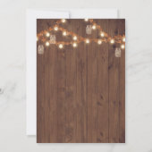 Rustique I DO BBQ Mason Jar Invitation (Dos)