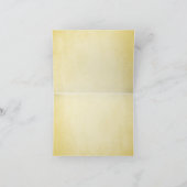 Rustique Jaune et Gris Bohème Merci Note (Intérieur)