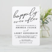 Rustique Kraft Heureux Jamais Après Faire-part de (Debout devant)