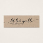 Rustique Kraft Relax Script Mariage Laissez l'amou (Devant)