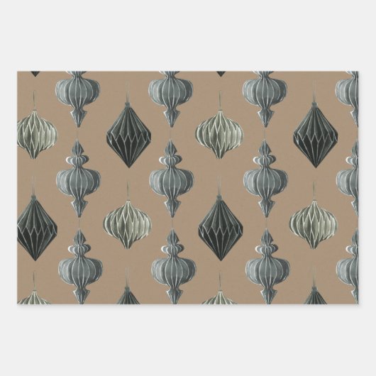 Rustique Kraft Vintage en papier scandinave  (Devant)