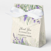 Rustique lavande ballotins personnalisés (Verso)