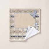 Rustique, mariage (Gant de toilette)