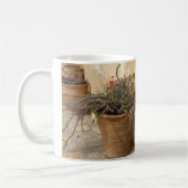 Rustique méditerranéen Cactus Plante Pots Mug (Gauche)