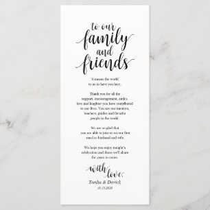 Rustique moderne, Black Place Setting Merci Cartes
