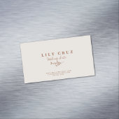 Rustique moderne Botanique Carte de visite personn (In Situ)