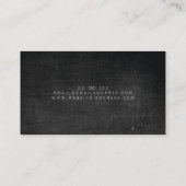 Rustique moderne Handyman, Carte de visite de cons (Dos)