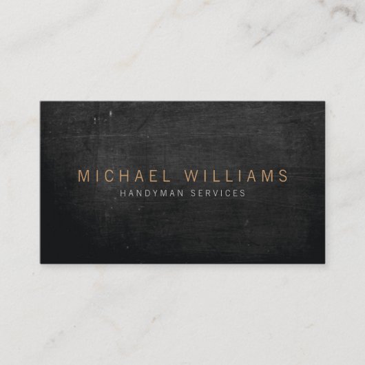 Rustique moderne Handyman, Carte de visite de cons (Devant)