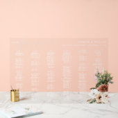 Rustique N Boho Floral Alphabétique Graphique de s (Mariage)