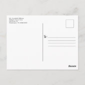 Rustique Noël Pays Fête Invitation (Dos)