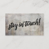 Rustique "Nous avons bougé" Insérer carte dans les (Dos)