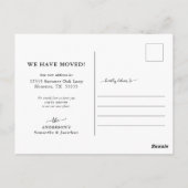 Rustique Nous avons déplacé une nouvelle carte pos (Dos)