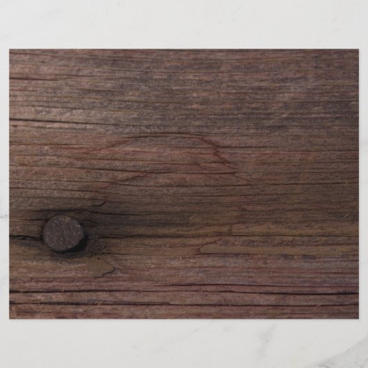 Rustique Orange Daisy Country Western Mariage Menu (Dos)