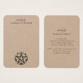 Rustique Pagan Wiccan Pentacle Bijoux à oreille Kr (Devant & derrière)