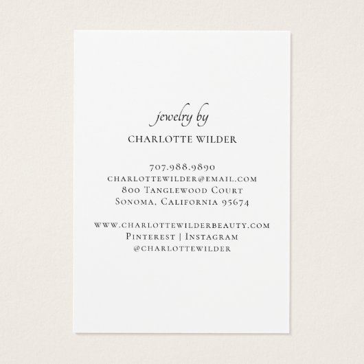 Rustique Pagan Wiccan Pentacle Bijoux oreille (Dos)