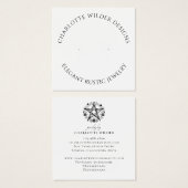 Rustique Pagan Wiccan Pentacle Bijoux oreille (Devant & derrière)