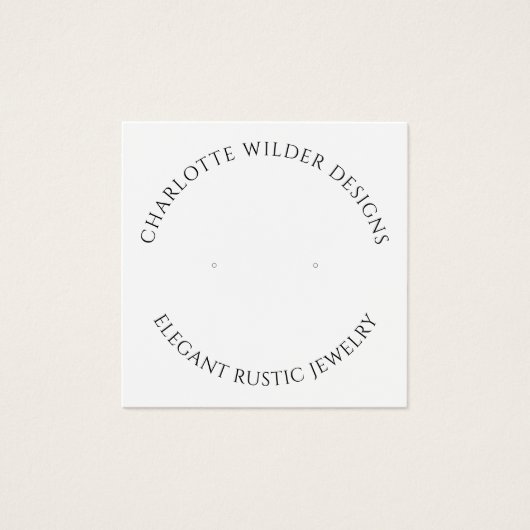 Rustique Pagan Wiccan Pentacle Bijoux oreille (Devant)