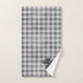 Rustique Plaid Maison de Campagne Silhouette Élan (Serviette à main)