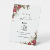 Rustique Poinsettia Aidez-Nous À Capter Le Signe D (Recto)