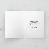 Rustique pour la carte de vacances de Noël de grou (Intérieur)