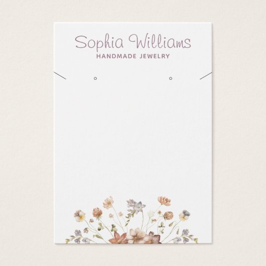 Rustique romantique Ecouture et collier carte d'af (Devant)