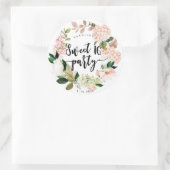 rustique rose floral wreath doux 16 autocollant (Sac)