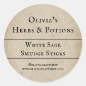 Rustique | Sage Smudge | Étiquettes de produits (Devant)