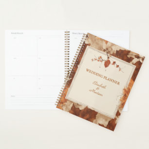 Rustique Terracotta Maple Feuille Mariage d'automn