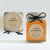 Rustique Vintage petit Étiquette de confiture de c