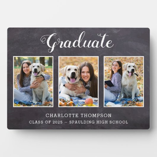 Rustisch Afstuderen Foto Collage Keepomwille Fotoplaat (voorkant)