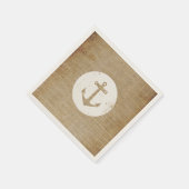 Rustisch  anker servet (Hoek)