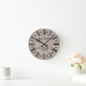 Rustisch Antiek Onderdruk Horloge Retro Ronde Klok (Huis)