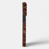 Rustisch Antiek oosterachtig Perzisch Rode Patroon Case-Mate iPhone Case (Achterkant / Rechts)