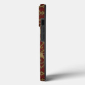 Rustisch Antiek oosterachtig Perzisch Rode Patroon Case-Mate iPhone Case (Achterkant / Links)