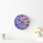  Rustisch Antiek Verhard Metaal Aangepast Ronde Klok (Huis)