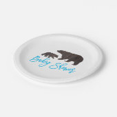 Rustisch Baby shower Bord van mam en Baby (Gekanteld)