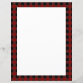 Rustisch bedrijfspapier met rood en zwart buffel (Achterkant)